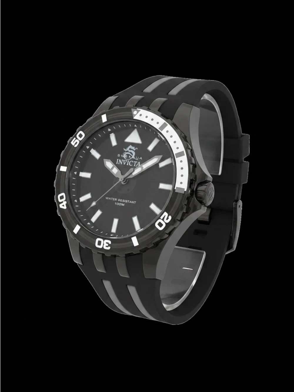 Invicta Black and White Subaqua Sport Diver Watch NWT